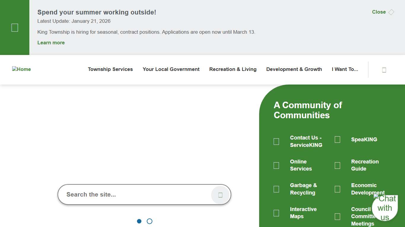 Home Township Of King